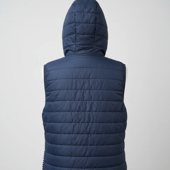 Womens Tommy Hilfiger XL Vest w Hood - Picture 3 of 3